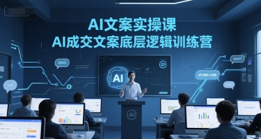AI文案实操课，AI成交文案底层逻辑训练营辉睿网创|辉睿学习|辉睿创业|辉睿电商运营|辉睿小红书|辉睿网赚辉睿网创
