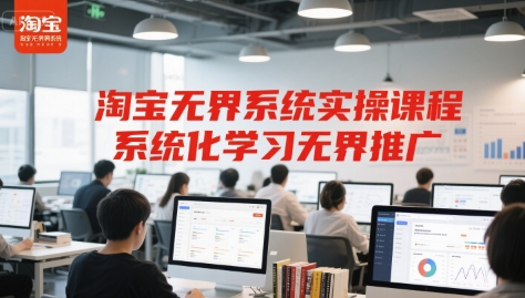 淘宝无界系统实操课程，系统化学习无界推广辉睿网创|辉睿学习|辉睿创业|辉睿电商运营|辉睿小红书|辉睿网赚辉睿网创