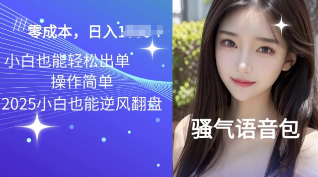 2025骚气导航语音包项目，零基础小白单日变现多张辉睿网创|辉睿学习|辉睿创业|辉睿电商运营|辉睿小红书|辉睿网赚辉睿网创
