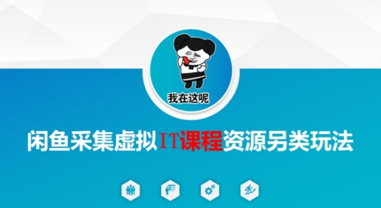 闲鱼采集虚拟IT课程资源另类玩法，干货满满辉睿网创|辉睿学习|辉睿创业|辉睿电商运营|辉睿小红书|辉睿网赚辉睿网创