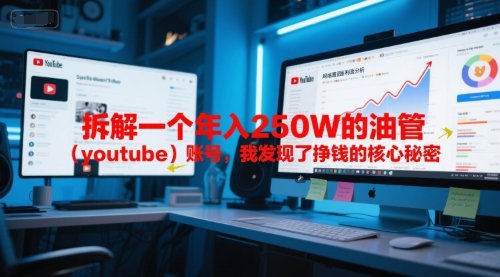 付费文章：拆解一个年入250W的油管（youtube）账号，我发现了挣钱的核心秘密辉睿网创|辉睿学习|辉睿创业|辉睿电商运营|辉睿小红书|辉睿网赚辉睿网创
