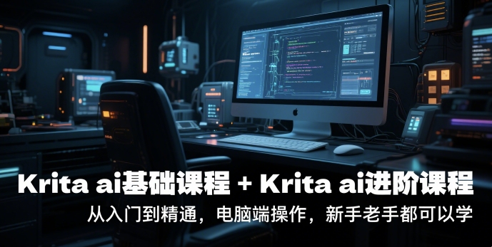 krita ai基础课程+Krita ai进阶课程，从入门到精通，电脑端操作，新手老手都可以学辉睿网创|辉睿学习|辉睿创业|辉睿电商运营|辉睿小红书|辉睿网赚辉睿网创