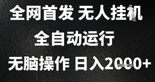 2025首发无人挂G项目，日入2k+，全自动运行，无脑操作，长期稳定 小白可玩【揭秘】辉睿网创|辉睿学习|辉睿创业|辉睿电商运营|辉睿小红书|辉睿网赚辉睿网创
