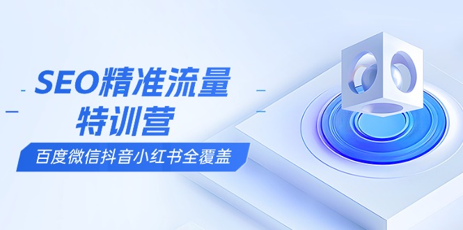 （13851期）SEO精准流量特训营，百度微信抖音小红书全覆盖，带你搞懂搜索优化核心技巧辉睿网创|辉睿学习|辉睿创业|辉睿电商运营|辉睿小红书|辉睿网赚辉睿网创