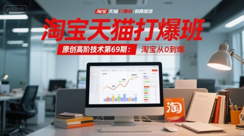 淘宝天猫打爆班原创高阶技术第69期：淘宝从0到爆辉睿网创|辉睿学习|辉睿创业|辉睿电商运营|辉睿小红书|辉睿网赚辉睿网创