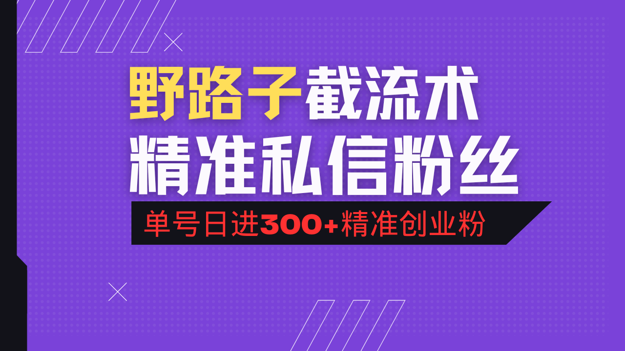 （14479期）抖音评论区野路子引流术，精准私信粉丝，单号日引流300+精准创业粉辉睿网创|辉睿学习|辉睿创业|辉睿电商运营|辉睿小红书|辉睿网赚辉睿网创
