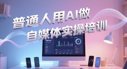 普通一个人用AI做自媒体，助你轻松开启AI自媒体创作之路辉睿网创|辉睿学习|辉睿创业|辉睿电商运营|辉睿小红书|辉睿网赚辉睿网创