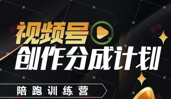 视频号创作分成计划陪跑训练营，手把手教会你如何制作视频，细水长流型项目辉睿网创|辉睿学习|辉睿创业|辉睿电商运营|辉睿小红书|辉睿网赚辉睿网创