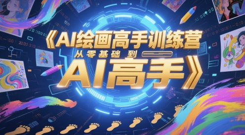 AI绘画高手训练营，从零基础到AI高手辉睿网创|辉睿学习|辉睿创业|辉睿电商运营|辉睿小红书|辉睿网赚辉睿网创