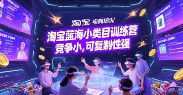 淘宝蓝海小类目训练营， 竞争小，可复制性强辉睿网创|辉睿学习|辉睿创业|辉睿电商运营|辉睿小红书|辉睿网赚辉睿网创