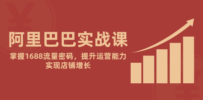 （14830期）阿里巴巴实战课：掌握1688流量密码，提升运营能力，实现店铺增长辉睿网创|辉睿学习|辉睿创业|辉睿电商运营|辉睿小红书|辉睿网赚辉睿网创