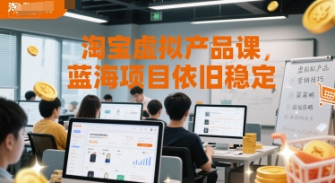 淘宝虚拟产品课，蓝海项目依旧稳定辉睿网创|辉睿学习|辉睿创业|辉睿电商运营|辉睿小红书|辉睿网赚辉睿网创