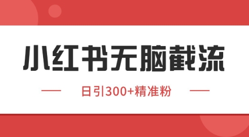 小红书截流同行客源，独家野路子获客玩法 日引200+暴力获客【揭秘】辉睿网创|辉睿学习|辉睿创业|辉睿电商运营|辉睿小红书|辉睿网赚辉睿网创