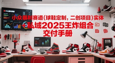 小众暴利赛道(球鞋定制，二创项目)实体+私域2025王炸组合  交付手册辉睿网创|辉睿学习|辉睿创业|辉睿电商运营|辉睿小红书|辉睿网赚辉睿网创