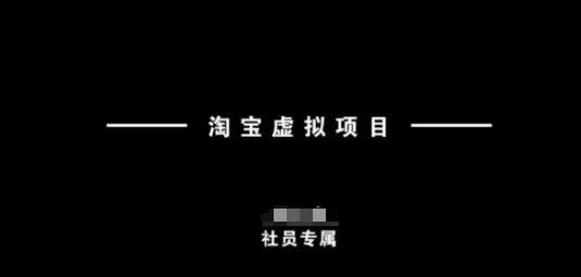 淘宝虚拟项目，从理论到实操，新手也能快速上手辉睿网创|辉睿学习|辉睿创业|辉睿电商运营|辉睿小红书|辉睿网赚辉睿网创