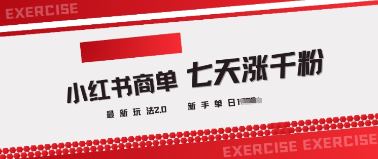 小红书商单2.0最新玩法，3天涨千粉单日变现多张辉睿网创|辉睿学习|辉睿创业|辉睿电商运营|辉睿小红书|辉睿网赚辉睿网创