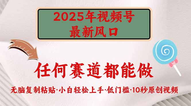 （14453期）2025年视频号新风口，低门槛只需要无脑执行辉睿网创|辉睿学习|辉睿创业|辉睿电商运营|辉睿小红书|辉睿网赚辉睿网创