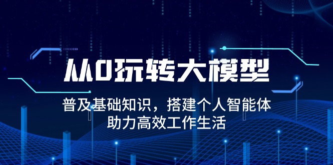 （14009期）从0玩转大模型，普及基础知识，搭建个人智能体，助力高效工作生活辉睿网创|辉睿学习|辉睿创业|辉睿电商运营|辉睿小红书|辉睿网赚辉睿网创