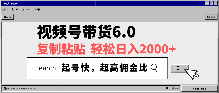 （14325期）视频号带货6.0，轻松日入2000+，起号快，复制粘贴即可，超高佣金比辉睿网创|辉睿学习|辉睿创业|辉睿电商运营|辉睿小红书|辉睿网赚辉睿网创