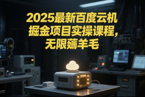 2025最新百度云机掘金项目实操课程单窗口保底5-10元月收益单窗口150+【揭秘】辉睿网创|辉睿学习|辉睿创业|辉睿电商运营|辉睿小红书|辉睿网赚辉睿网创