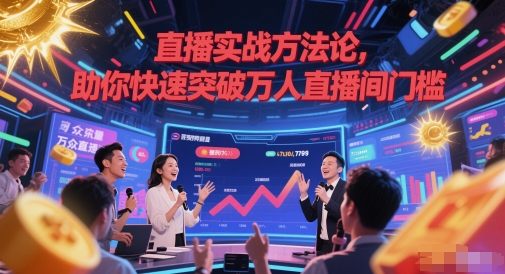直播实战方法论，助你快速突破万人直播间门槛辉睿网创|辉睿学习|辉睿创业|辉睿电商运营|辉睿小红书|辉睿网赚辉睿网创